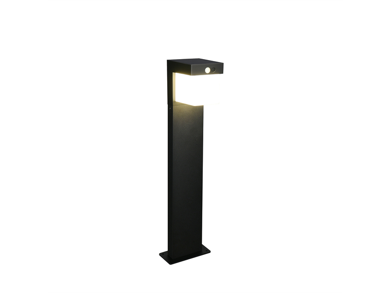 Pollerleuchte COLOMBO mit Solar und Strom, Hybrid mit Bewegungsmelder H: 50cm