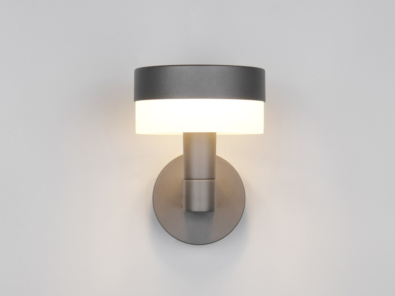 LED Außenwandleuchte MACKENZIE aus Aluminium in Anthrazit, H: 22cm