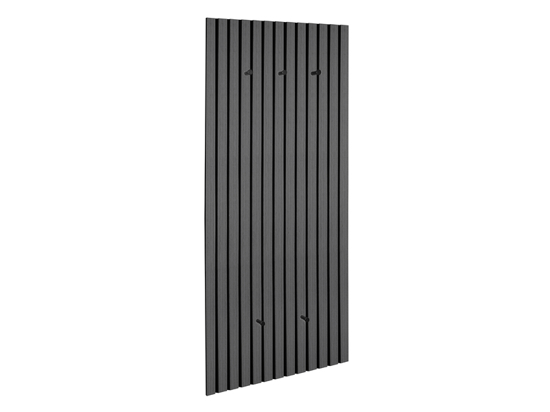 Akustikpaneel Garderobe GWEN in Eiche-Schwarz, Höhe 125cm