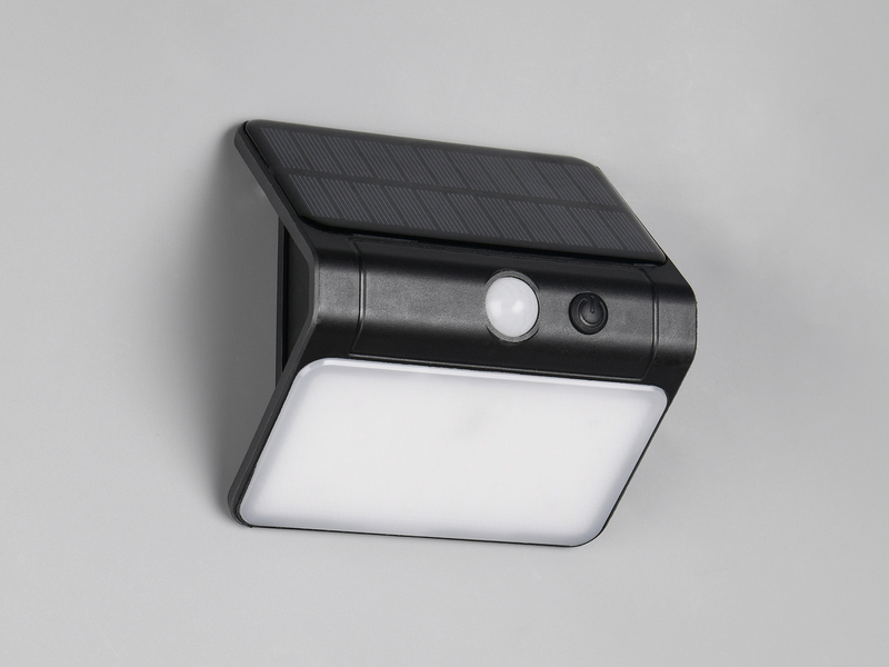 Solar Wandleuchte OLINDA außen mit Bewegungsmelder, Breite 12cm