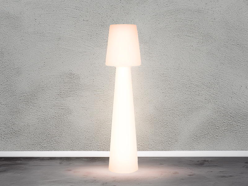 LED Außenstehleuchte mit Fernbedienung & RGBW Farbwechsel, Höhe 110cm