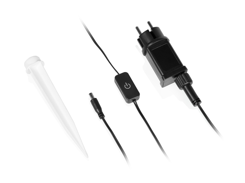 LED Außenstehleuchte Lichttemperatur einstellbar Weiß, Höhe 110cm