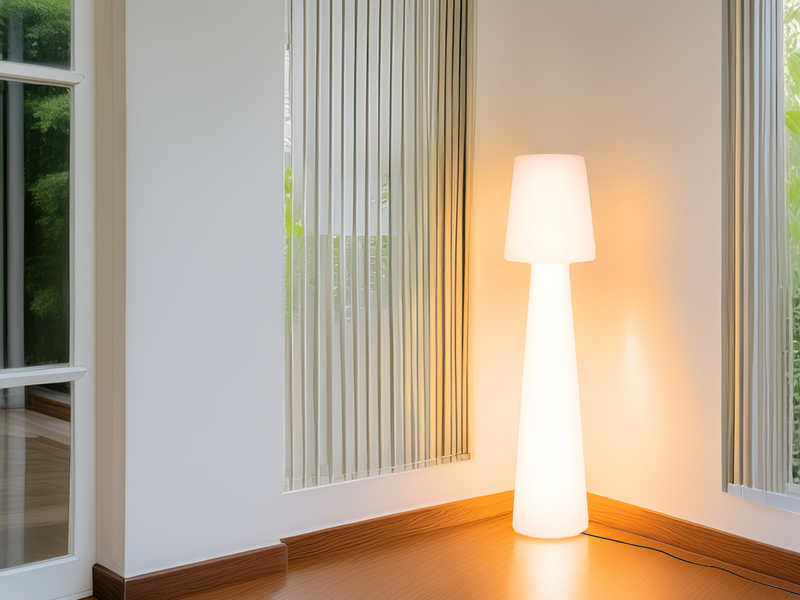 LED Außenstehleuchte Lichttemperatur einstellbar Weiß, Höhe 110cm