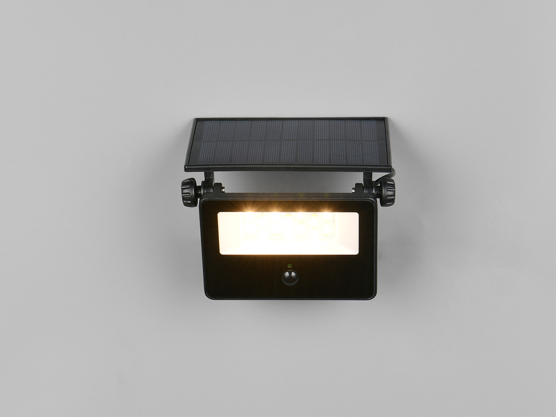 Solarstrahler MOURA außen mit Bewegungsmelder, Breite 14cm
