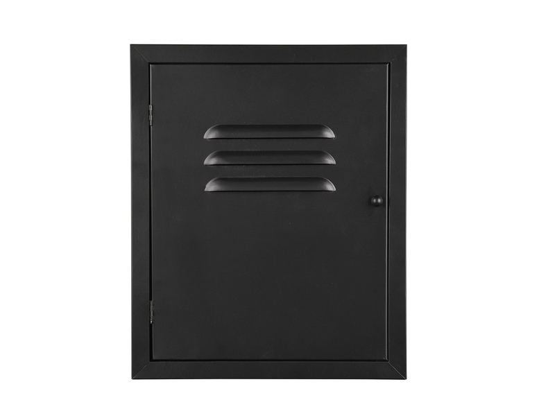 Schlüsselkasten ALICE Metall in Schwarz, Höhe 28cm