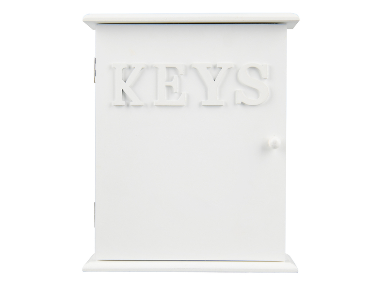 Kleiner Schlüsselkasten SHELLY Weiß, Höhe 24cm