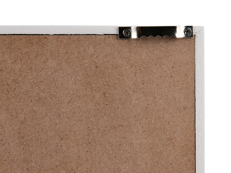 Kleines Schlüsselbrett SASI Weiß-Grau, Höhe 30cm