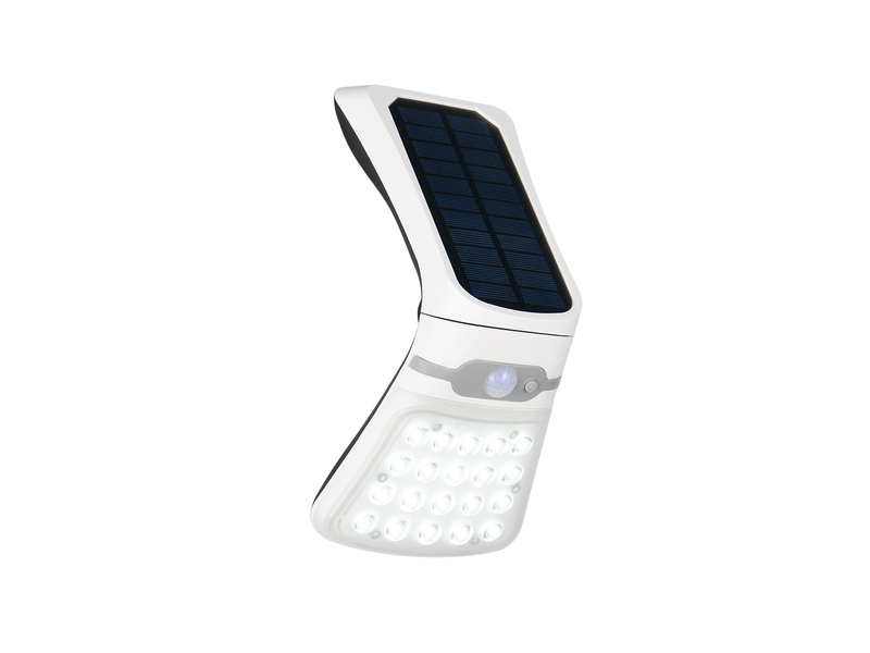Solar Wandleuchte DIADEMA mit Bewegungsmelder & dezentem Dauerlicht