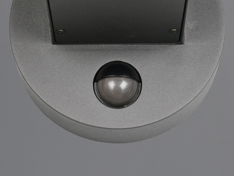 Außenwandleuchte FRASER Betonoptik mit Bewegungsmelder, H: 24cm