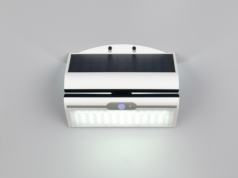 2er SET Solar Wandleuchte mit Bewegungsmelder & dezentem Dauerlicht