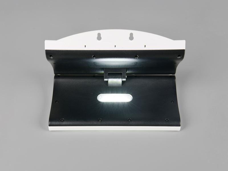 2er SET Solar Wandleuchte mit Bewegungsmelder & dezentem Dauerlicht