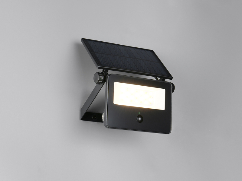 2er SET Solarstrahler außen mit Bewegungsmelder, Breite 14cm