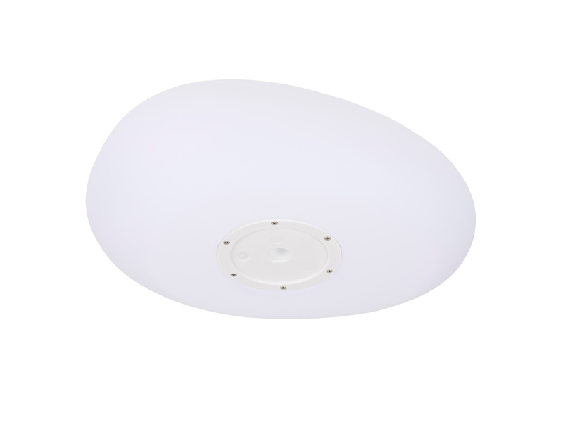 LED Solar Deko Steinleuchte mit RGB Farbwechsel über Touch, Breite 40cm