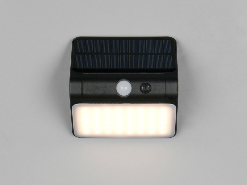 2er SET Solar Wandleuchte außen mit Bewegungsmelder, Breite 12cm