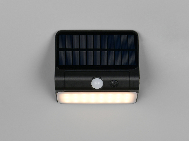 2er SET Solar Wandleuchte außen mit Bewegungsmelder, Breite 12cm