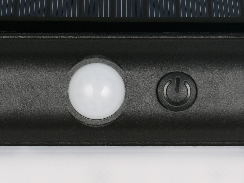 2er SET Solar Wandleuchte außen mit Bewegungsmelder, Breite 12cm