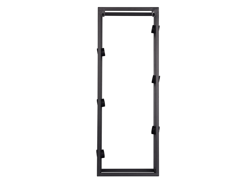 Weinregal ANNABELL Schwarz aus Metall für 6 Flaschen, Höhe 70cm