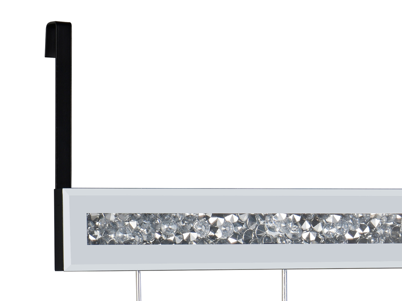 Türgarderobe GLITTY mit Spiegelglas und Glitzereffekt, Breite 40cm