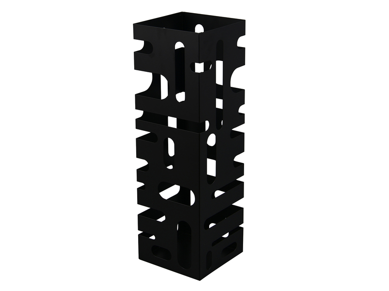 Schirmständer IRIS für Regenschirme aus Metall in Schwarz, Höhe 49cm