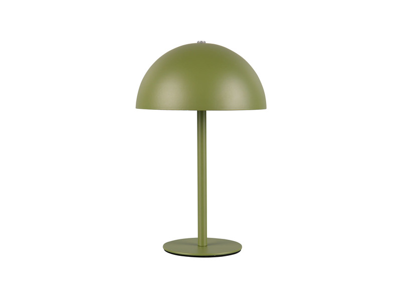 Akku Tischleuchte MUNOZ Grün, Touch dimmbar, USB aufladbar, 21cm klein