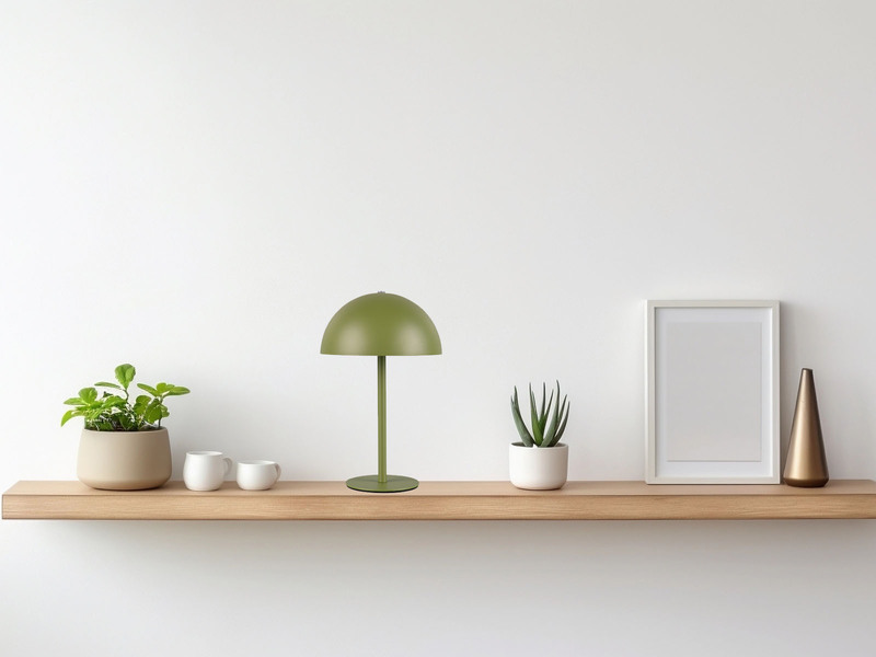 Akku Tischleuchte MUNOZ Grün dimmbar & per USB aufladbar, Höhe 21cm