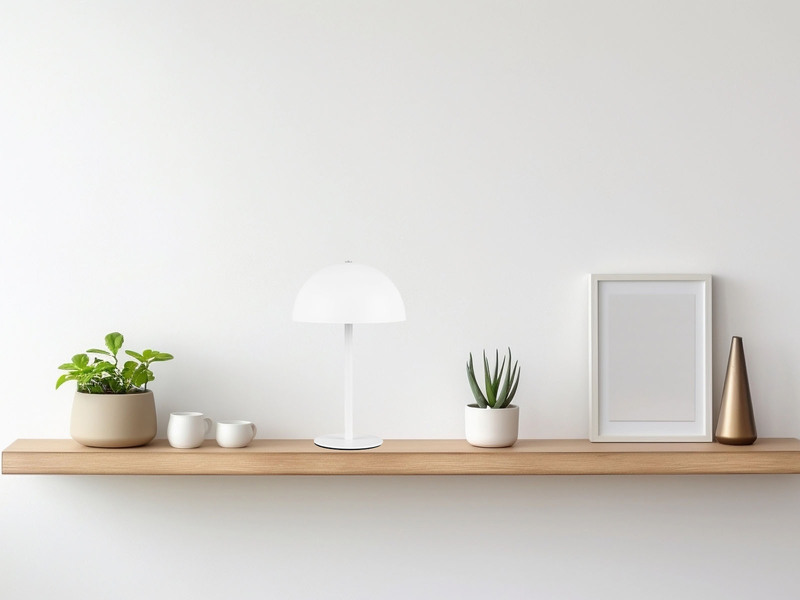 Akku Tischleuchte MUNOZ Weiß dimmbar & per USB aufladbar, Höhe 21cm