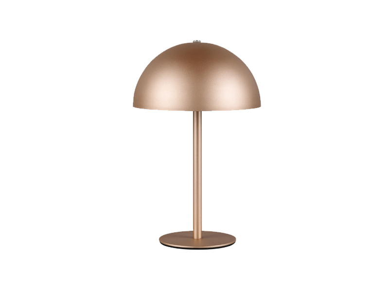 Akku Tischleuchte MUNOZ Coffee, Touch dimmbar, USB aufladbar, 21cm klein