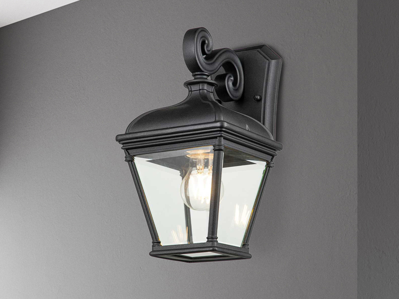 Außenwandleuchte BAYVIEW Landhausstil Hängelaterne, Höhe 33,5cm