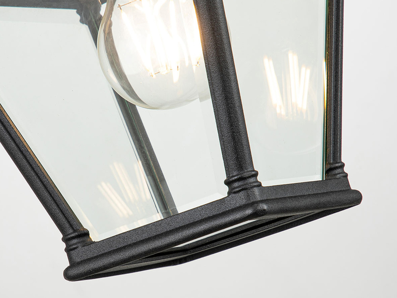 Außenwandleuchte BAYVIEW Landhausstil Hängelaterne, Höhe 33,5cm
