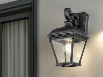 Außenwandleuchte BAYVIEW Landhausstil Hängelaterne, Höhe 33,5cm