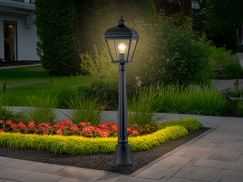 Wegeleuchte BAYVIEW Gartenlaterne im Landhausstil, Höhe 104cm