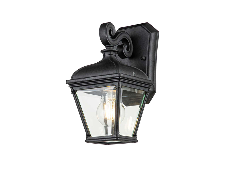 LED Außenwandleuchte kleine Landhausstil Hängelaterne, Höhe 27,5cm