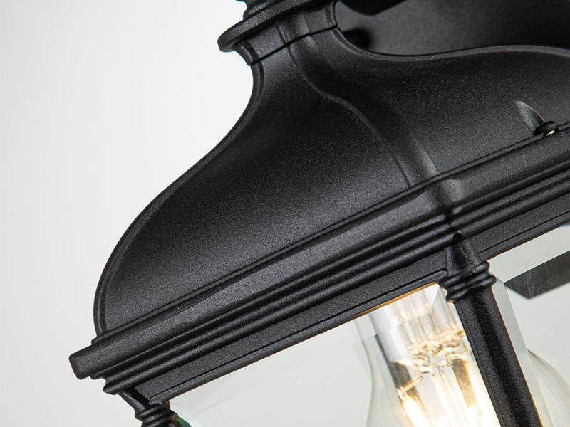 LED Außenwandleuchte kleine Landhausstil Hängelaterne, Höhe 27,5cm