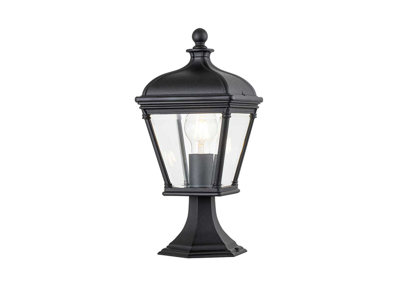 LED Sockelleuchte Garten Laterne im Landhausstil, Höhe 39,5cm