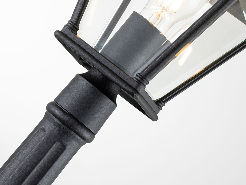 LED Wegeleuchte Garten Laterne im Landhausstil, Höhe 104cm