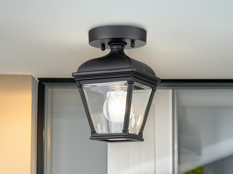 LED Außen Deckenleuchte Laterne im Landhausstil, Höhe 22,5cm