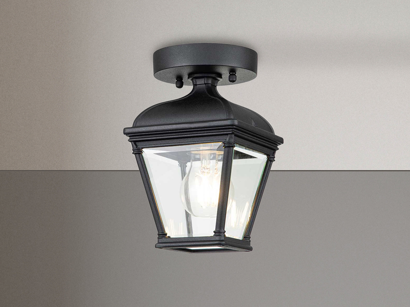 LED Außen Deckenleuchte Laterne im Landhausstil, Höhe 22,5cm