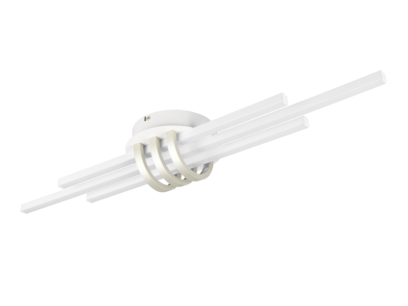 LED Deckenleuchte CINTO in Weiß, dimmbar, 81cm lang