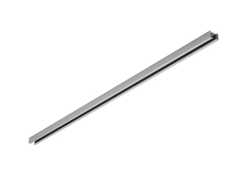 2-Phasen Schiene für DUOline Schienensystem Grau matt, Länge 100cm