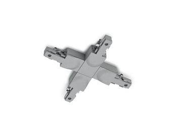 X-Verbinder Grau für 2-Phasen Schienensystem DUOline