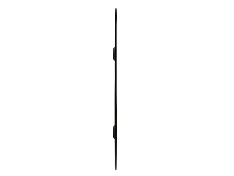 Wandspiegel VELINA 3er Set mit Metallrahmen in Schwarz