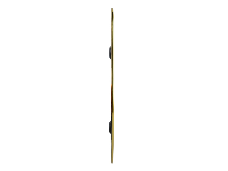 Wandspiegel VELINA 3er Set mit Metallrahmen in Gold