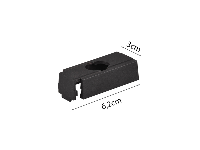 Austauschcover Schwarz für DUOline Leuchtenadapter