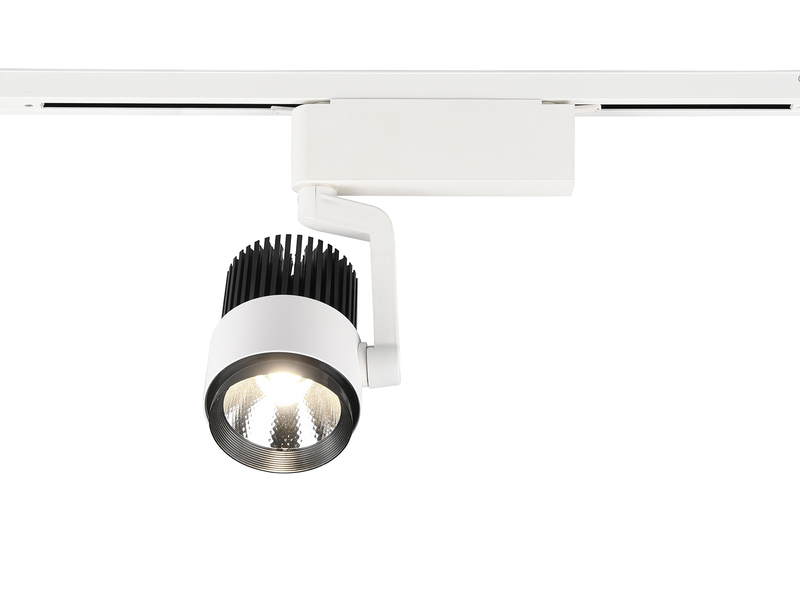 LED Strahler RADIATOR Weiß für DUOline 2-Phasen Schienensystem