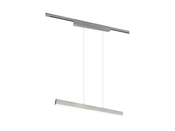 LED Pendelleuchte PAROS Silber, Breite 90cm für DUOline Schienensystem