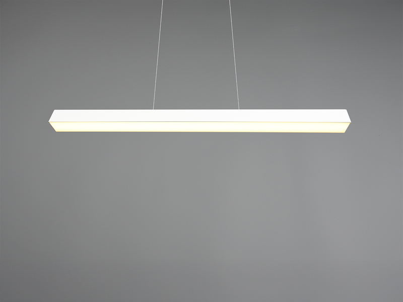LED Pendelleuchte PAROS Weiß, Breite 90cm für DUOline Schienensystem