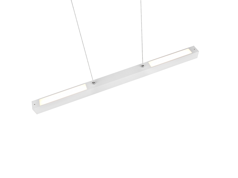 LED Pendelleuchte PAROS Weiß, Breite 90cm für DUOline Schienensystem