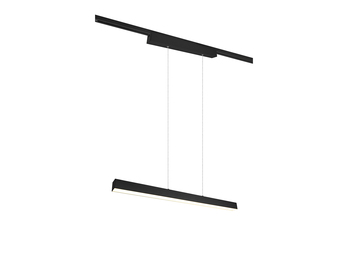 LED Pendelleuchte PAROS Schwarz, Breite 90cm für DUOline Schienensystem
