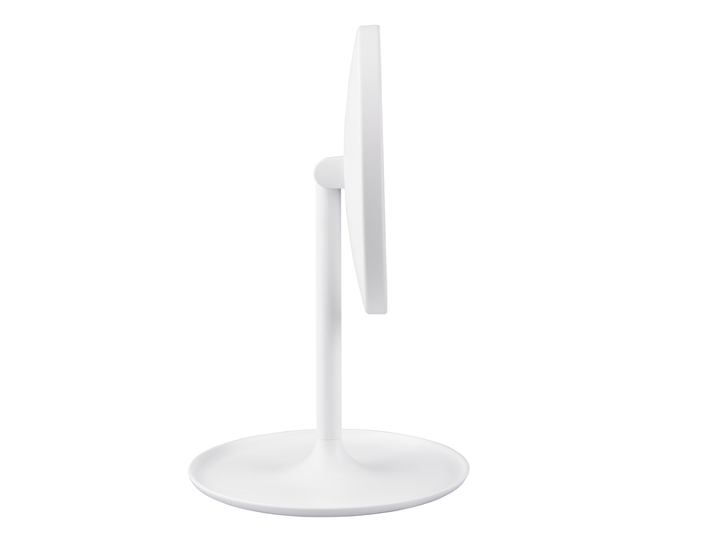 Kosmetikspiegel ELARA mit LED Beleuchtung in Weiß, Höhe 28,5cm