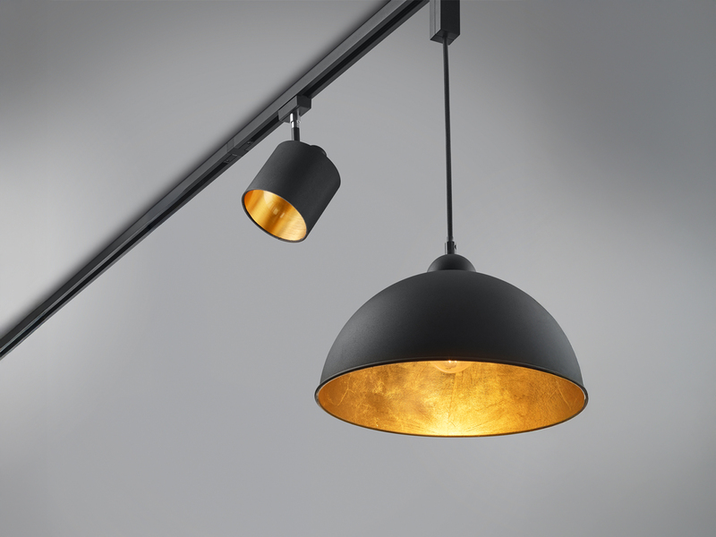 Pendelleuchte JIMMY mit Metallschirm Ø 31cm für DUOline Schienensystem